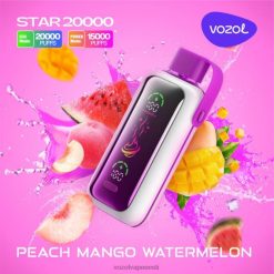 VOZOL E Sigaret virsiku mango arbuus - VOZOL STAR 20 000 PLNFX411