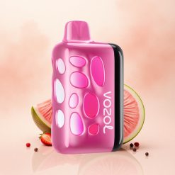 VOZOL RAVE 40000 Puffs Maasika-Arbuus 1000mAh Vibreeriv Valgus