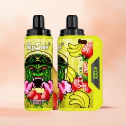 VapSolo VIKING 12000 Puffs Maasika-Banaani 22ml Nikotiiniga