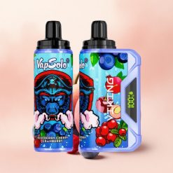 VapSolo VIKING 12000 Puffs Mustikaploompunane VapSolo 22ml 20mg nikotiini