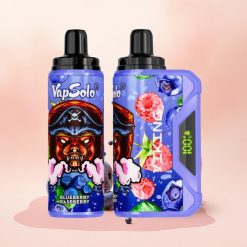 VapSolo VIKING 12000 Puffs Mustikas Vaarikas 22ml Nikotiiniga