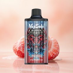 Vapsolo Super 15000 Puffs Maasikajäätis 40ml 850mAh