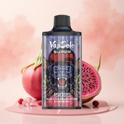 Vapsolo Super 15000 Puffs Mustika Draakonviljamaasikas 40ml 850mAh