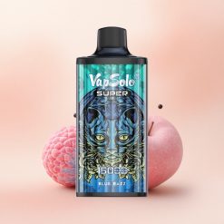 Vapsolo Super 15000 Puffs Sinine Vaarikas 850mAh 40ml Nikotiin