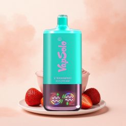 Vapsolo Triple 30000 Puffs Maasikajäätis Triip 40ml 20mg nikotiini Tüüp-C