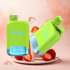 Vapsolo Twins 20000 Puffs Maasika-Kiivi & Maasika-Vaarikas Kirss Jää 40 ml Nikotiiniga Tüüp-C Laadimisega